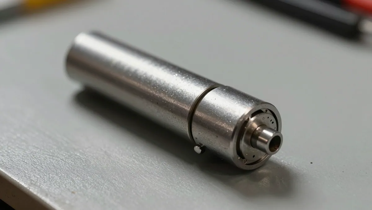 Nahaufnahme eines Zylinderkerns aus Metall